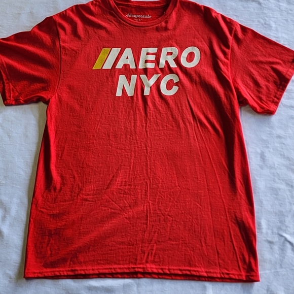 Vintage AEROPOSTALE graphic t-shirt RED logo MEN'S XL
